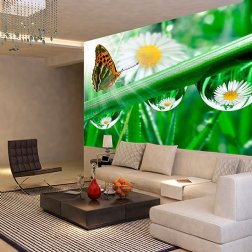 Fotomural con arte de naturaleza segn medida