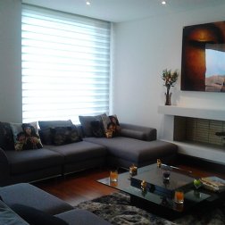 Cortina Sheer Elegance en screen con doble tela