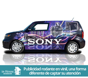 Gigantografas en vinil usadas en publicidad rodante