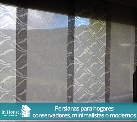 Persianas de panel japons sintticas oscuras