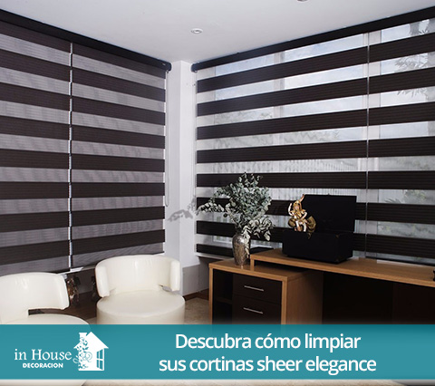Cortinas sheer elegance en la ventana de un rincn