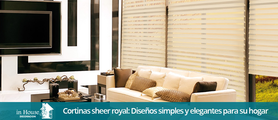 Cortinas sheer royal en family room